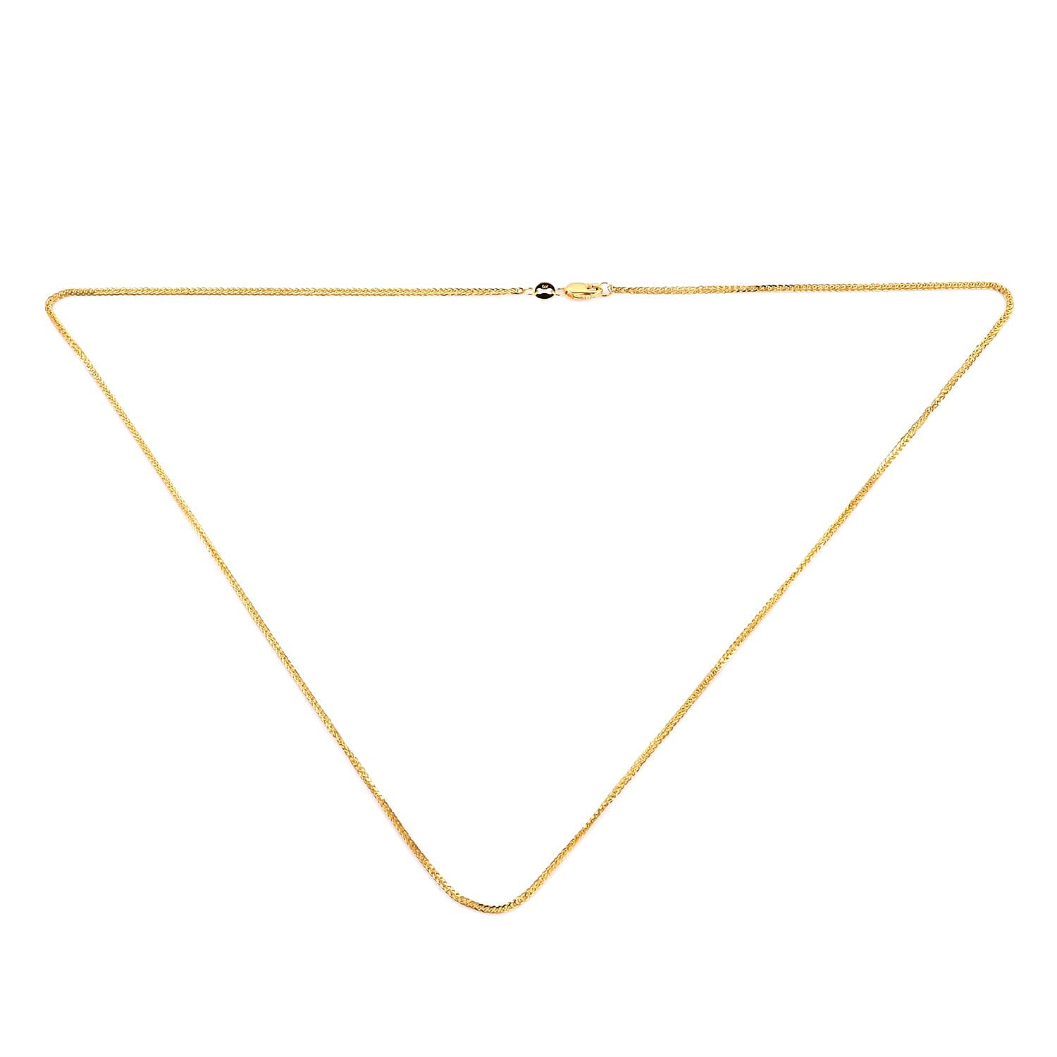 One Time Closeout 9K Yellow Gold Spiga Necklace (Size - 20) 7128114 6