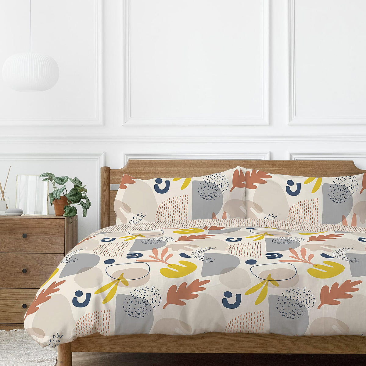 Copenhagen Home Anisa Terracotta Duvet Cover Set - Super King 7930672 0