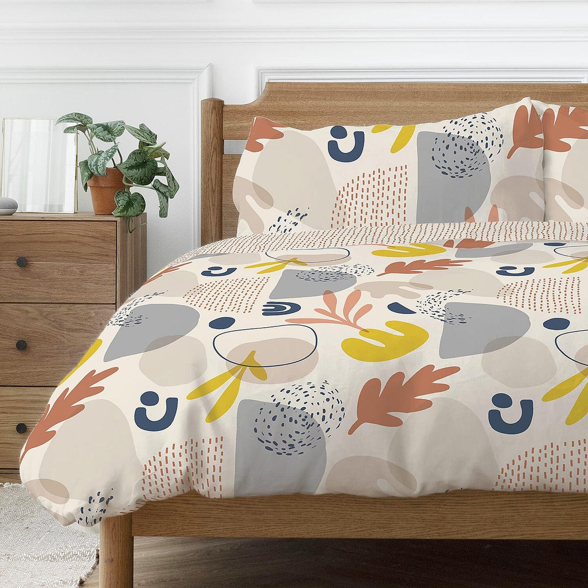 Copenhagen Home Anisa Terracotta Duvet Cover Set - Super King 7930672 1