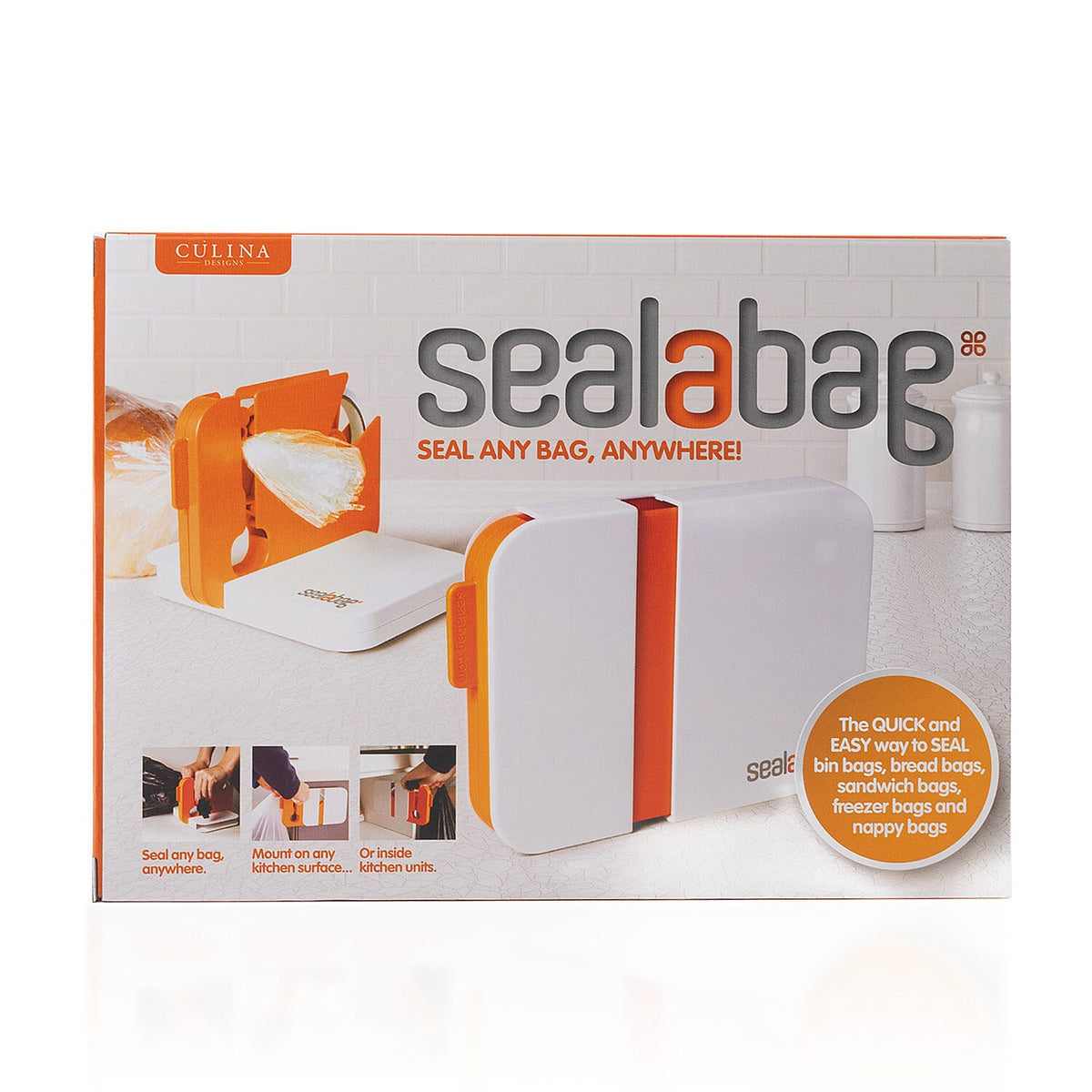 Culina Designs Sealbag - Orange 8102719 5
