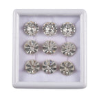 One Time Closeout Deal - Collection of 9 Swarovski Crystal Round Shape Stones 50.00 Ct.