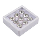 One Time Closeout Deal - Collection of 9 Swarovski Crystal Round Shape Stones 50.00 Ct.