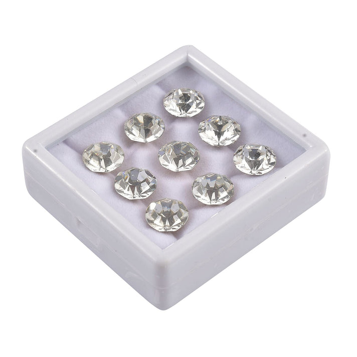 One Time Closeout Deal - Collection of 9 Swarovski Crystal Round Shape Stones 50.00 Ct. 8045360 2