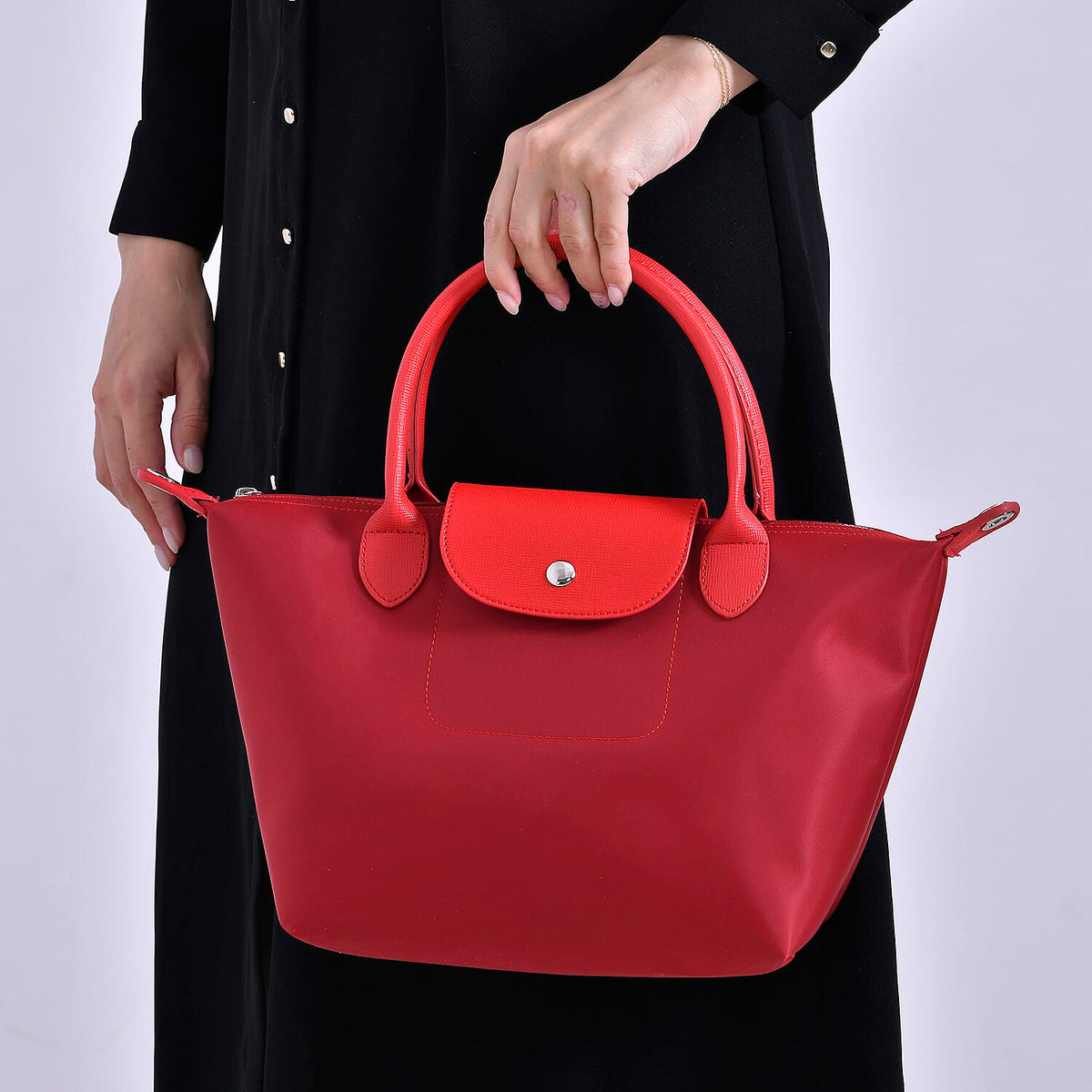 One Time Closeout - Designer Inspired Tote Bag (Size 38x15x24 cm) - Red 7988765 3