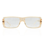 One Time Closeout - Limited Edition Crystal Studded Pierre Cardin Reading Glasses - (Power - 2.5) - Yellow