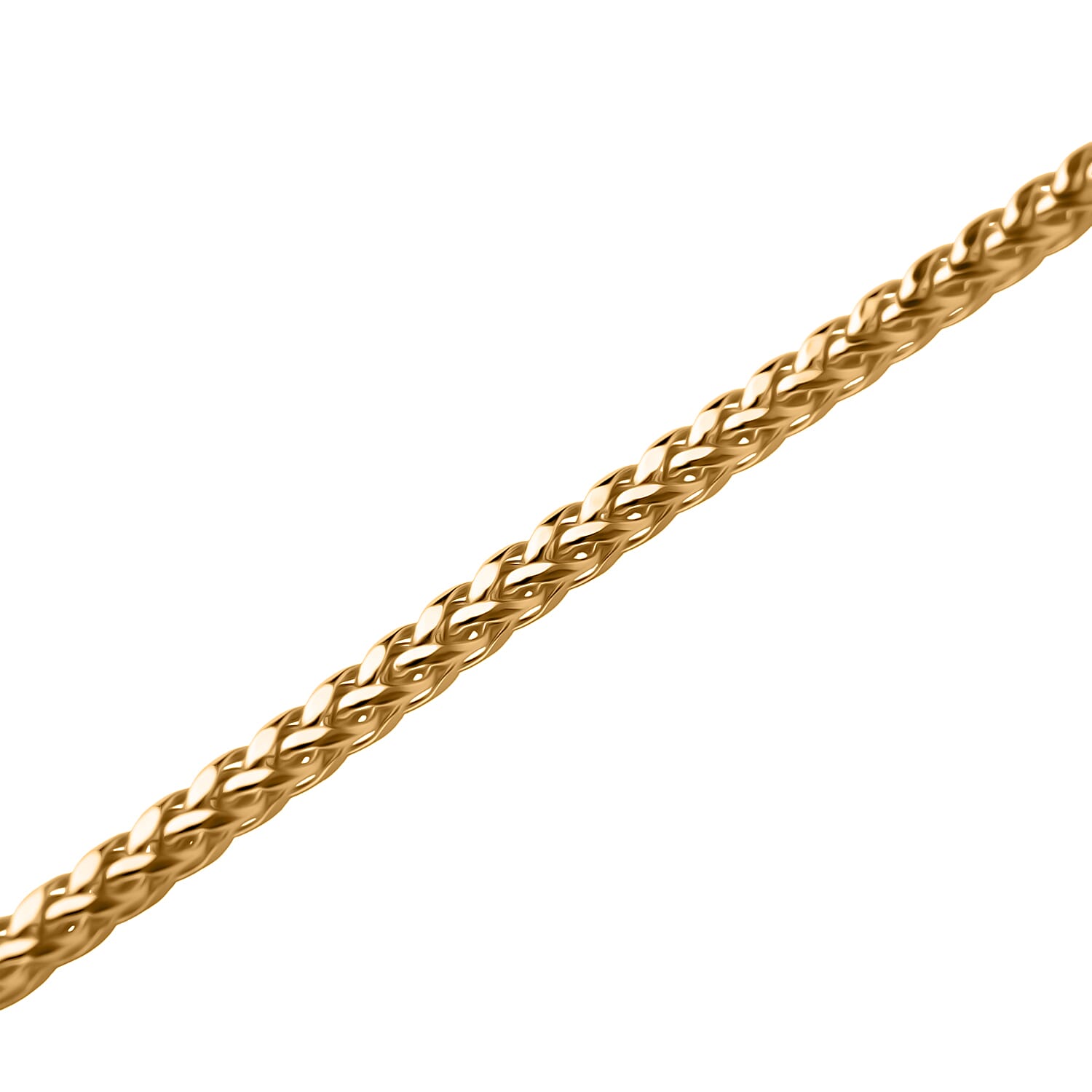 9K Yellow Gold 2.1MM SPIGA Necklace with Lobster Clasp 20 Inch 8156113 4