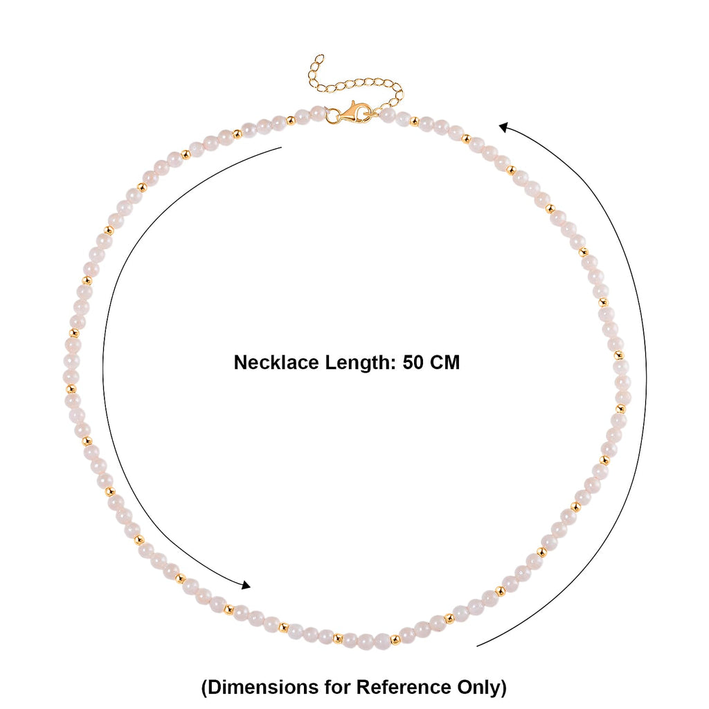 One Time Deal- AAA High Lustre Akoya Pearl Beads Necklace (Size 20 Inch with 2 Inch Extender) with Lobster Clasp in Yellow Gold Plated Sterling Silver