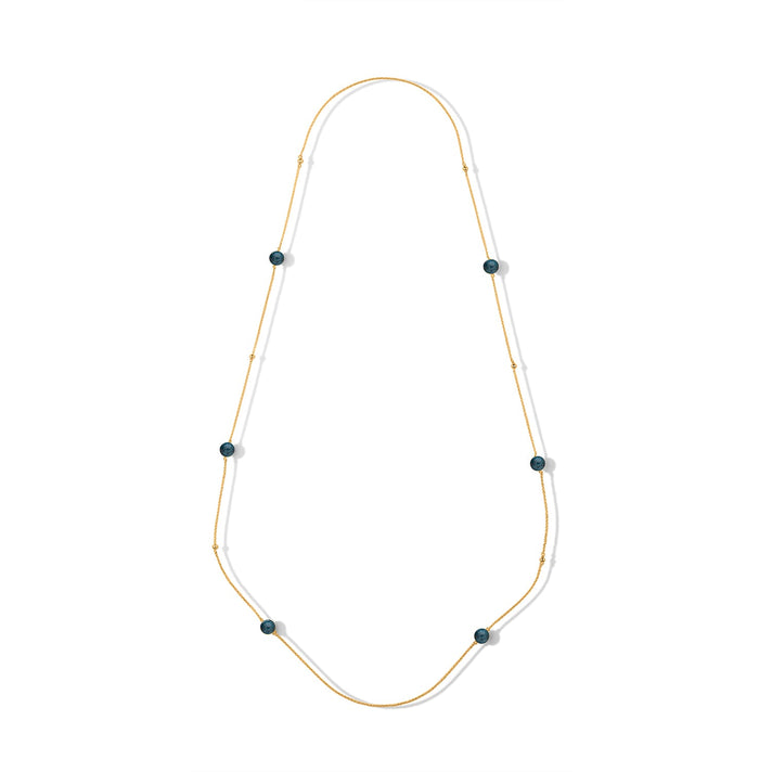 Tucson Close Out -Neon Apatite Station Necklace (Size - 36) 8421178 1