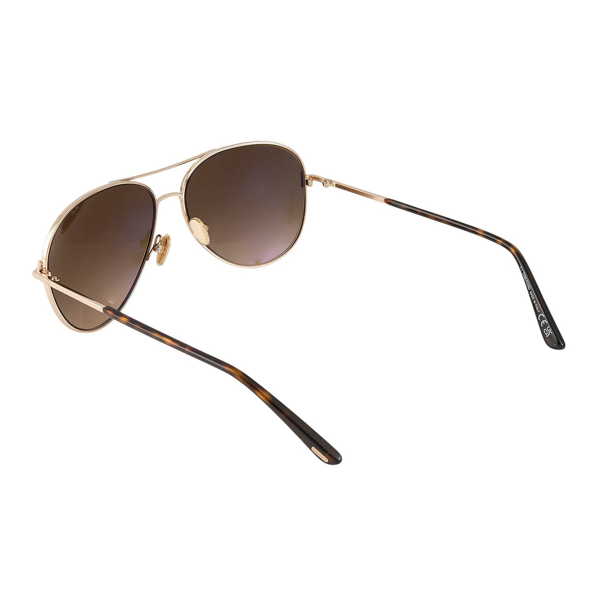 One Time Designer Closeout - Tom Ford Unisex Aviator Sunglasses with Grey Lenses - Aviator 7801193 2