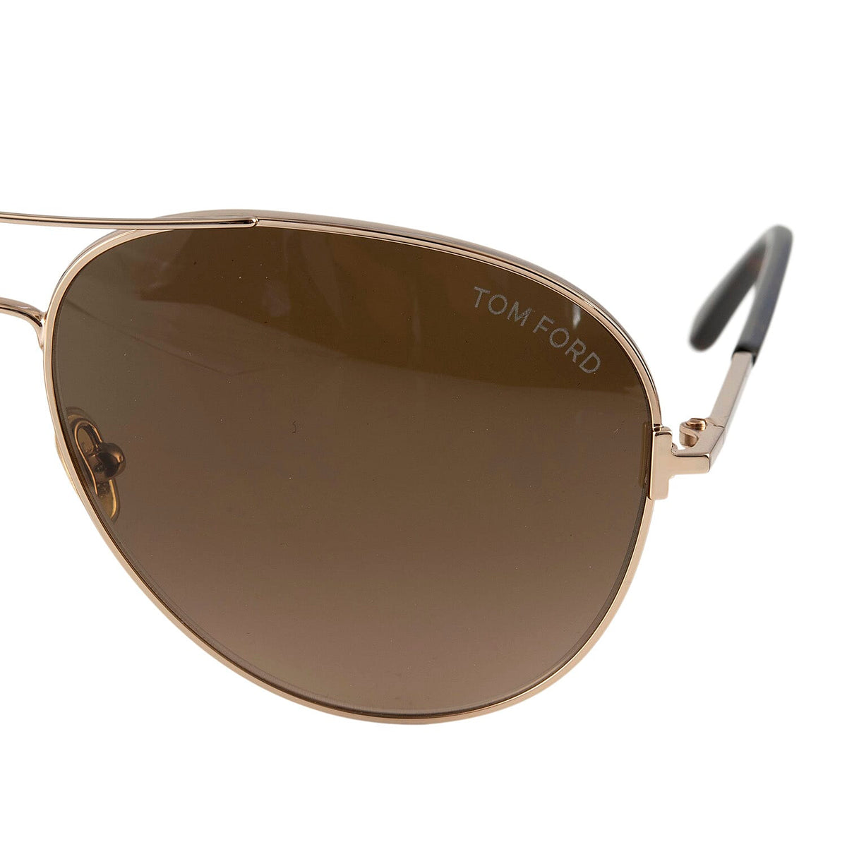 One Time Designer Closeout - Tom Ford Unisex Aviator Sunglasses with Grey Lenses - Aviator 7801193 5