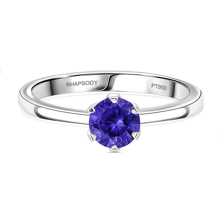RHAPSODY 950 Platinum AAAA Tanzanite Ring 8050913 1