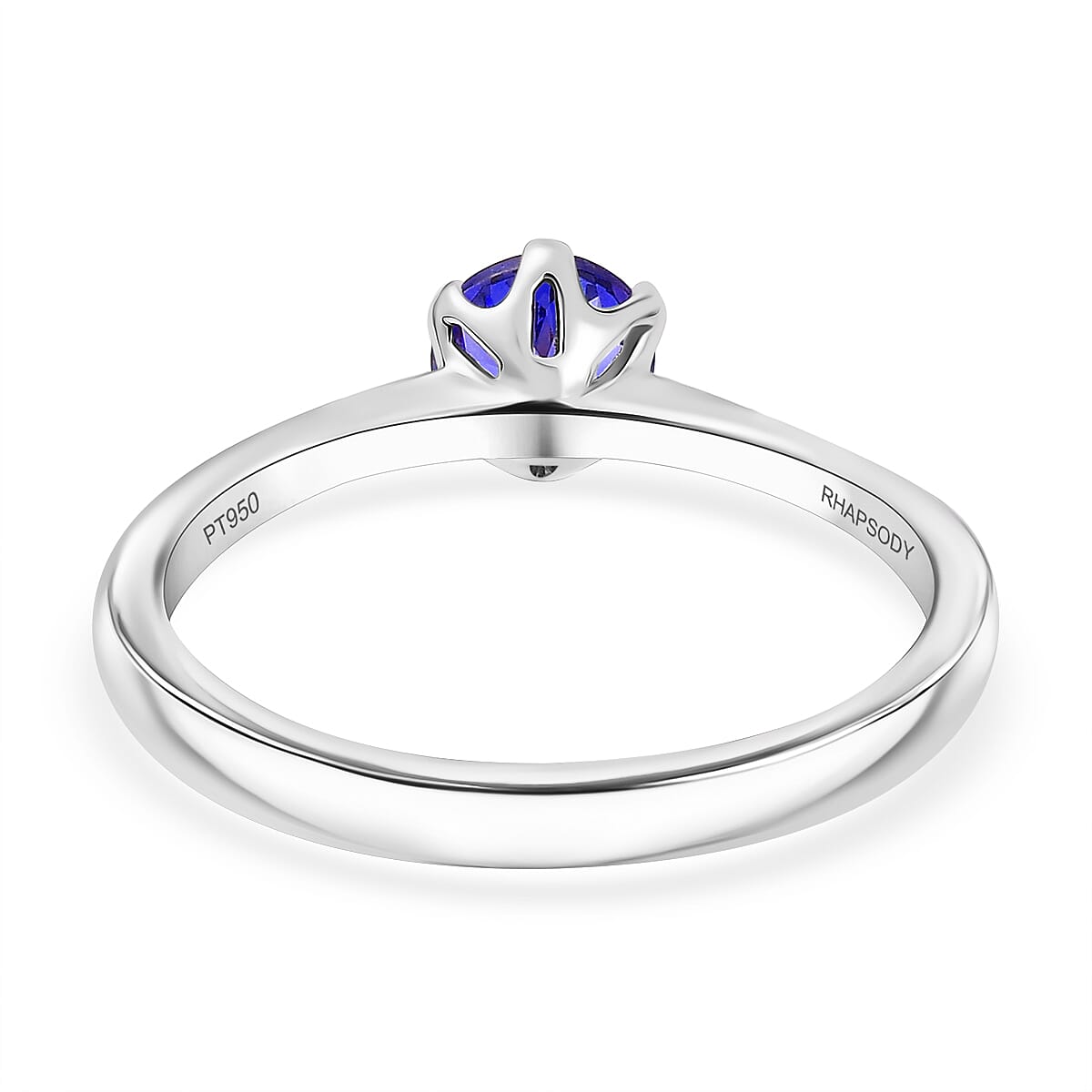 RHAPSODY 950 Platinum AAAA Tanzanite Ring 8050913 5
