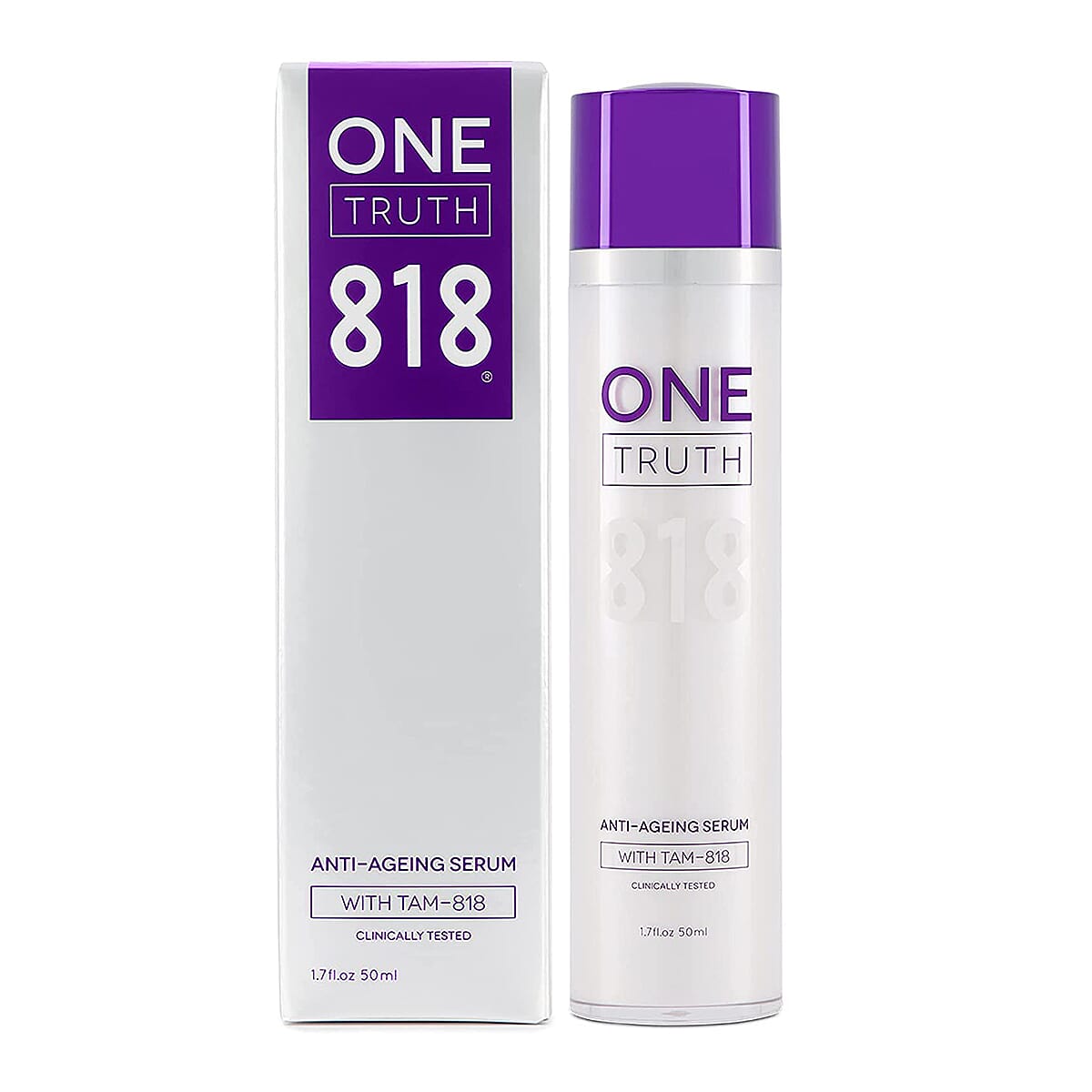 One Truth 818: Anti-Ageing Serum, Scientific Skincare with Telomere Support Slows Ageing and Intensive Hydration, Helps in Reducing Wrinkles and Pigmentation 7609131 0
