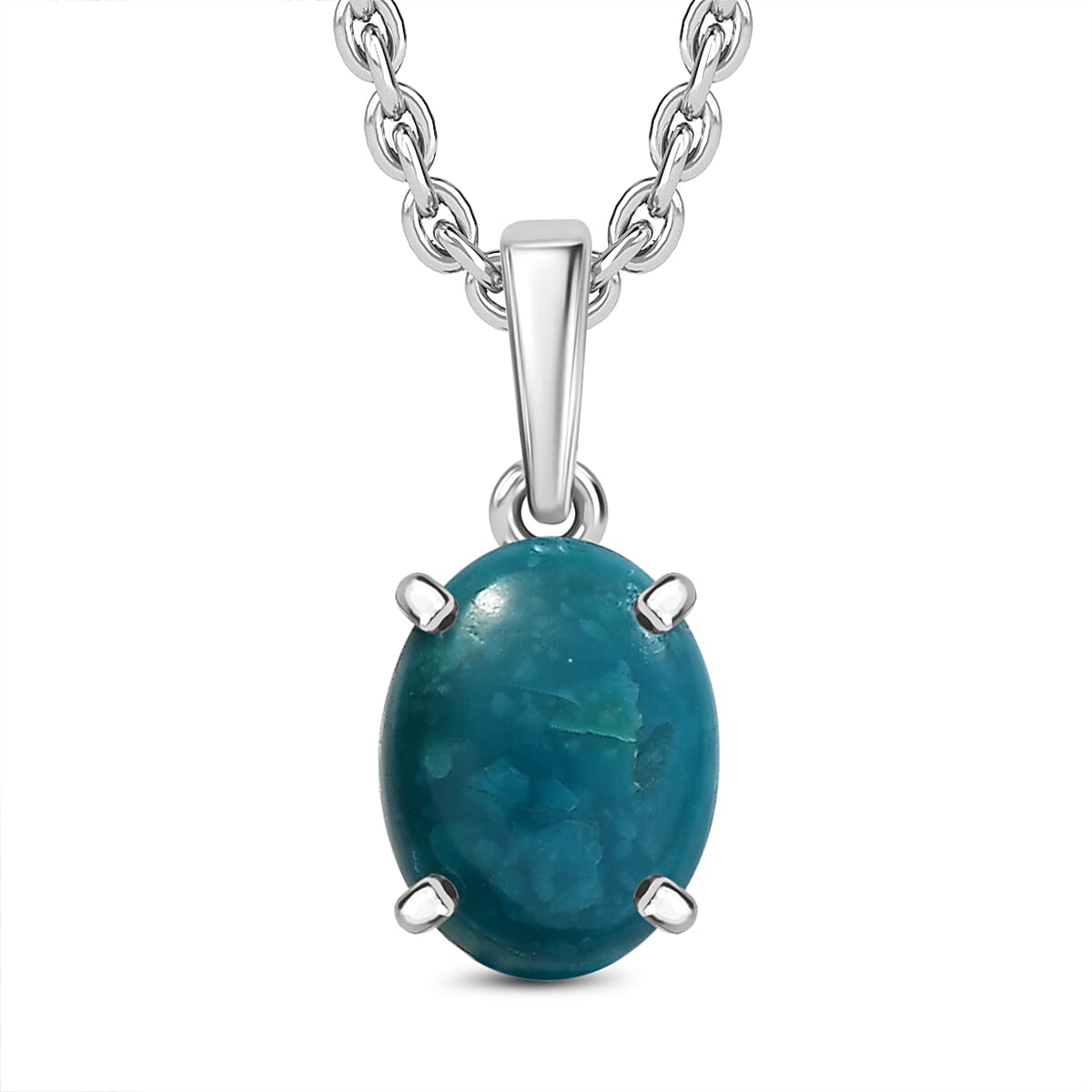 Opalina Pendant With Chain (Size - 20) in Sterling Silver 1.60 Ct. 4328579 0
