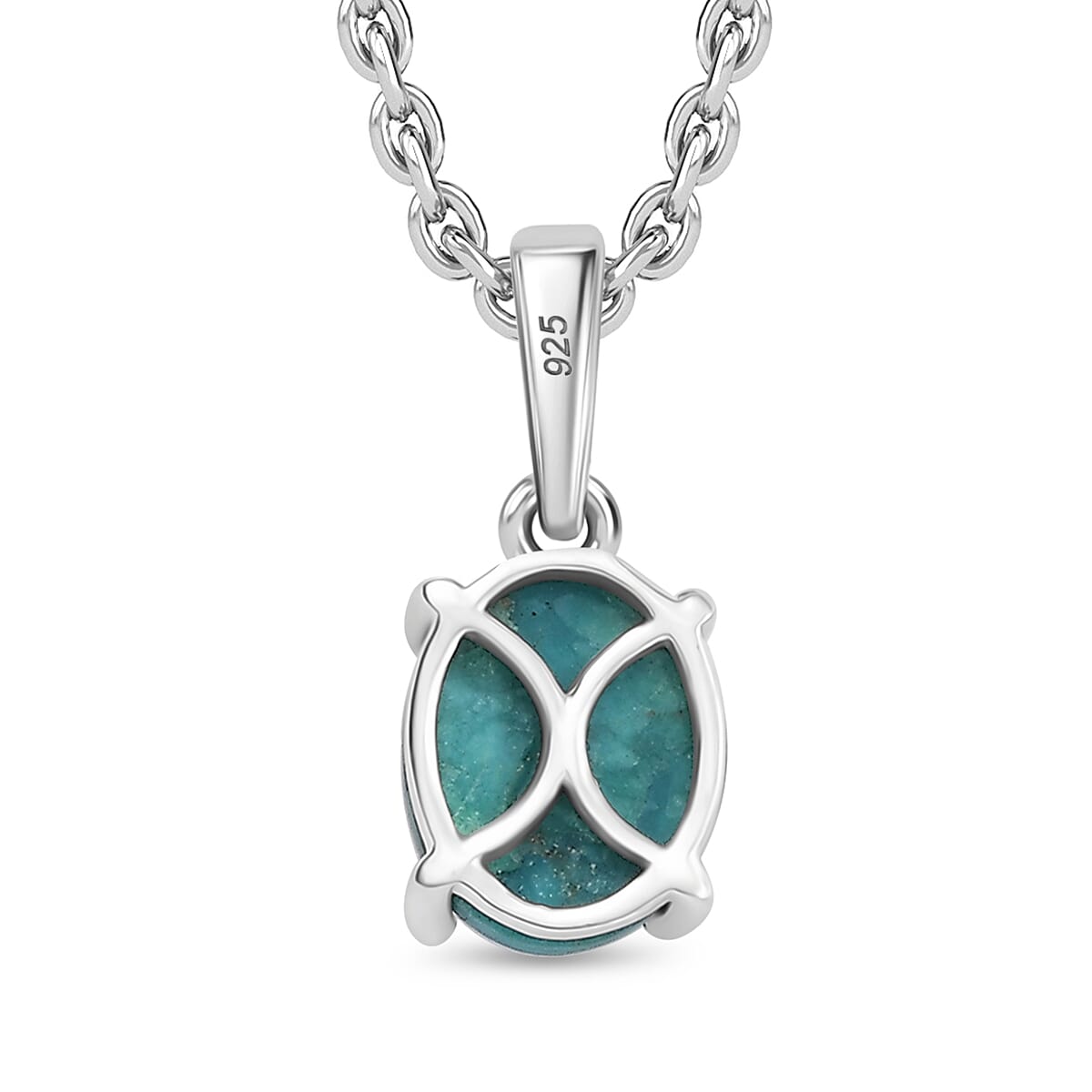 Opalina Pendant With Chain (Size - 20) in Sterling Silver 1.60 Ct. 4328579 5