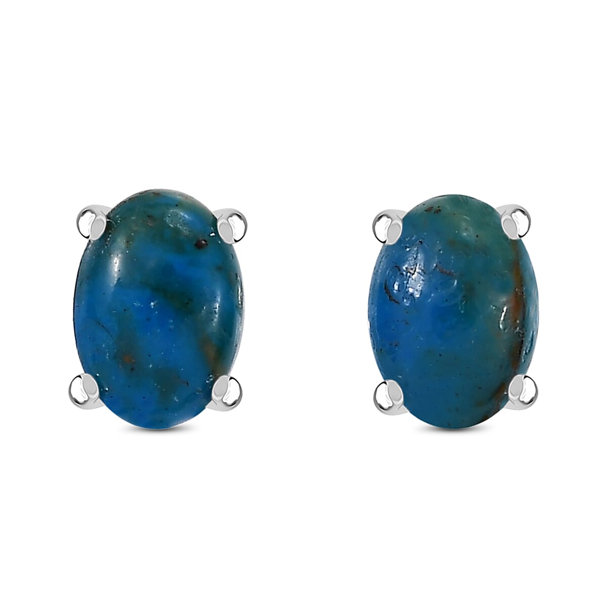 Opalina Solitaire Stud Push Post Earring in Sterling Silver 1.36 Ct. 7982635 0