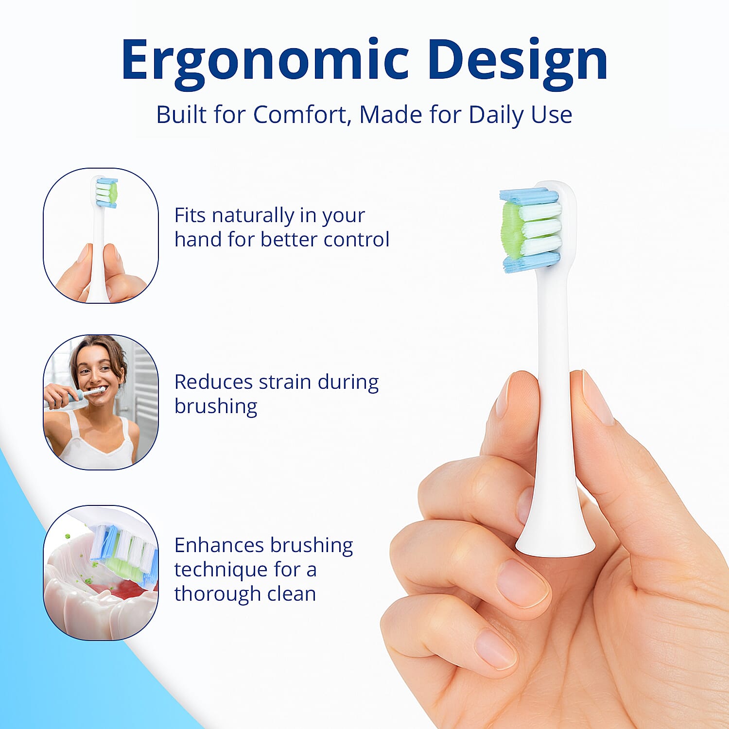Opatra: Set of 2 - Additional Toothbrush Heads 6885794 2