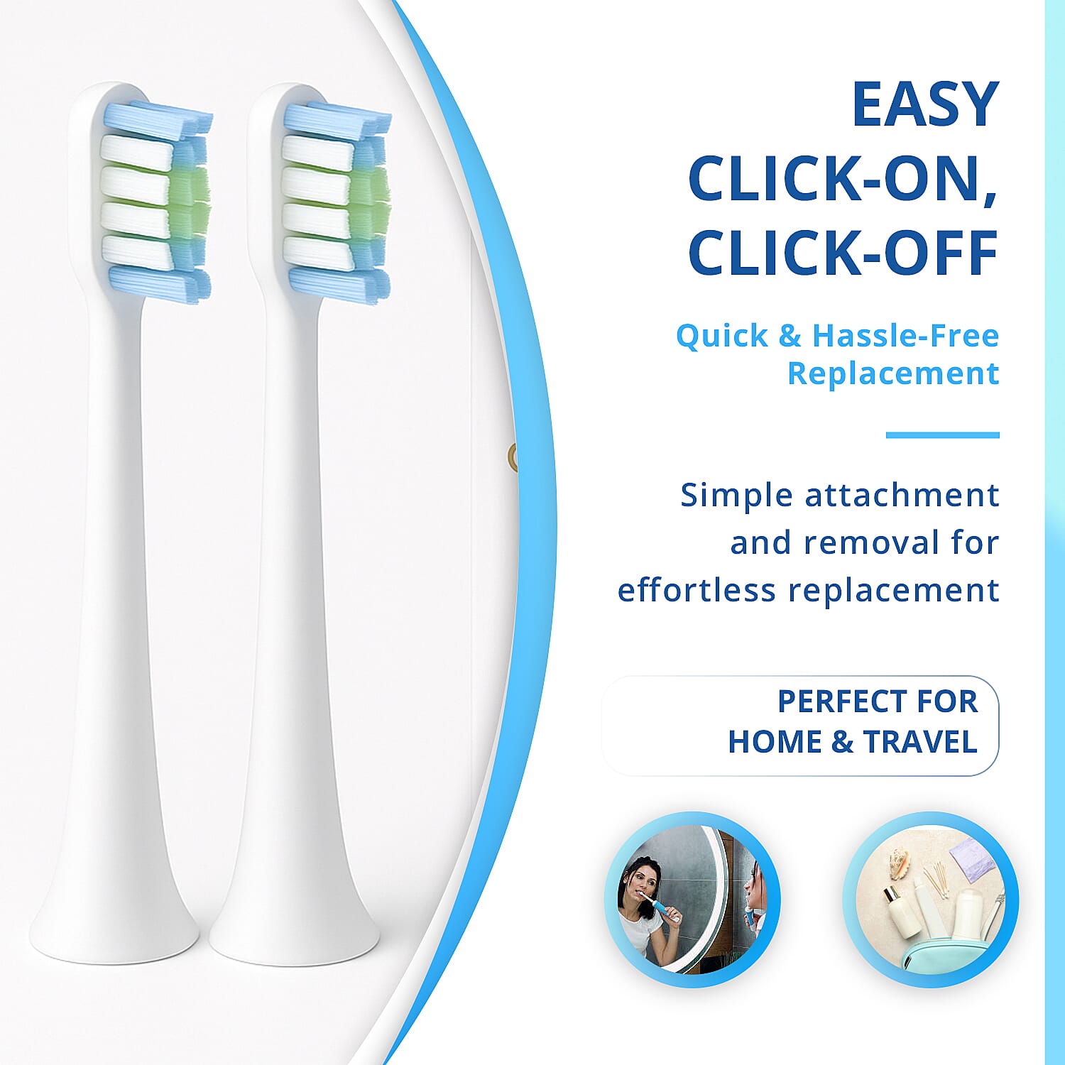 Opatra: Set of 2 - Additional Toothbrush Heads 6885794 5