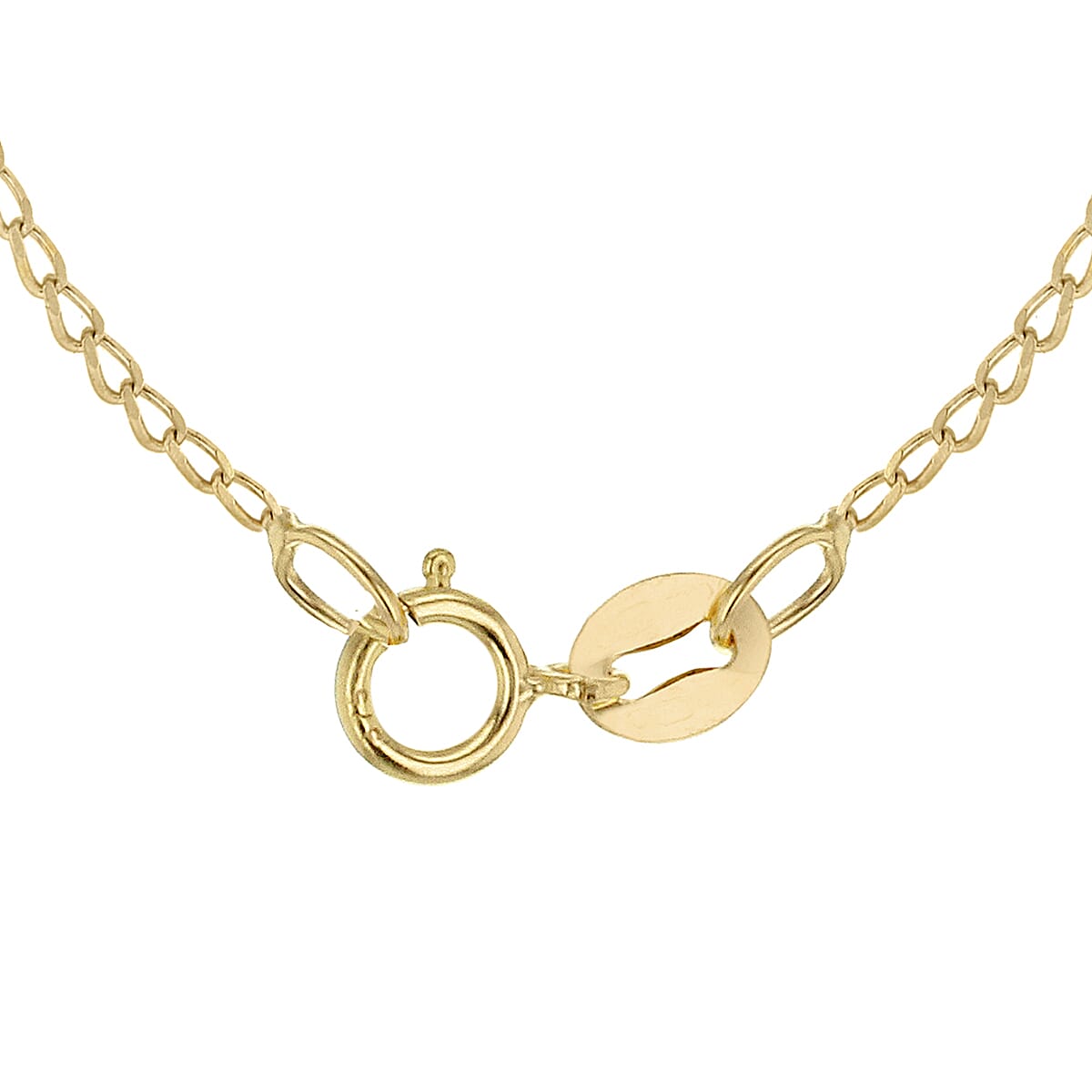 Open Curb Chain 18 Inch in 9K Yellow Gold 7576473 3