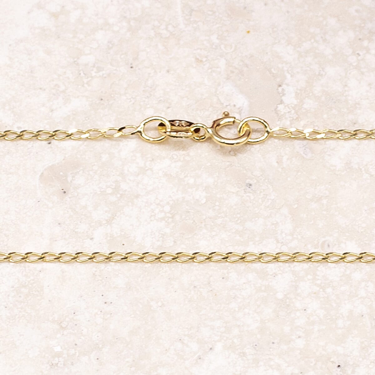 Open Curb Chain 18 Inch in 9K Yellow Gold 7576473 4