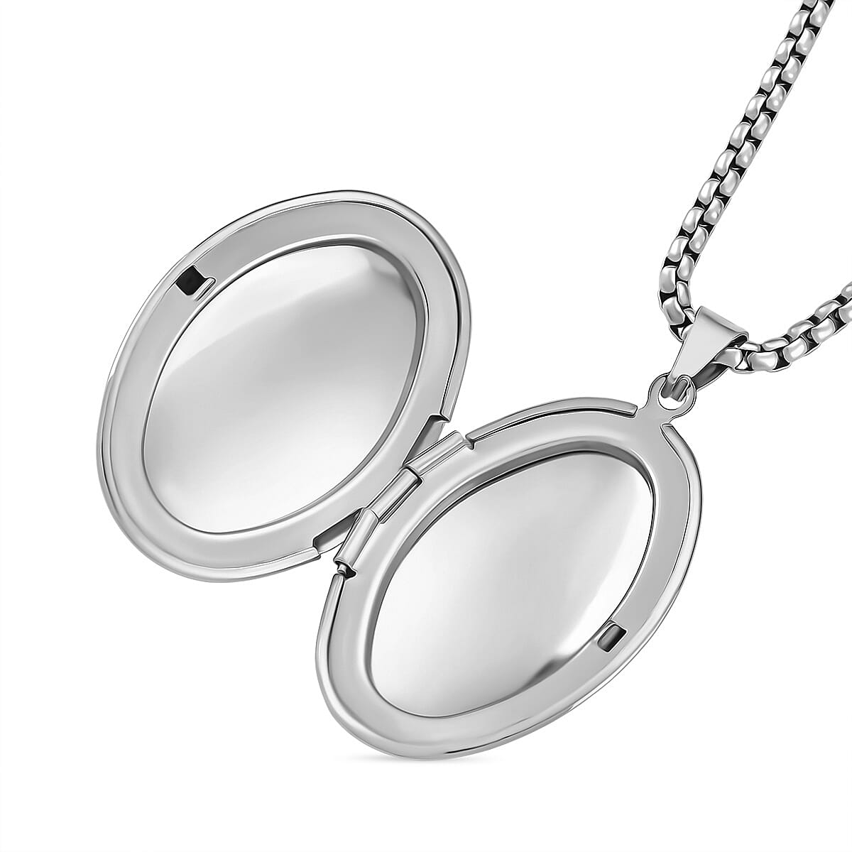 Openable Locket Pendant with Box Necklace (Size 22-2 Ext) 4388919 5