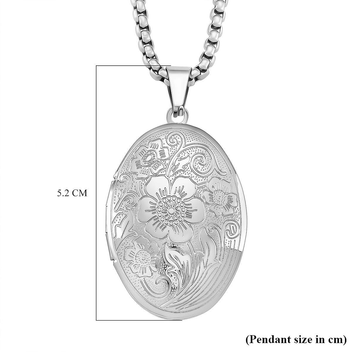 Openable Pendant with Box Chain (Size 22-2 Ext) 4388931 7