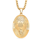 Openable Locket Pendant with Box Chain (Size 22-2 Ext)