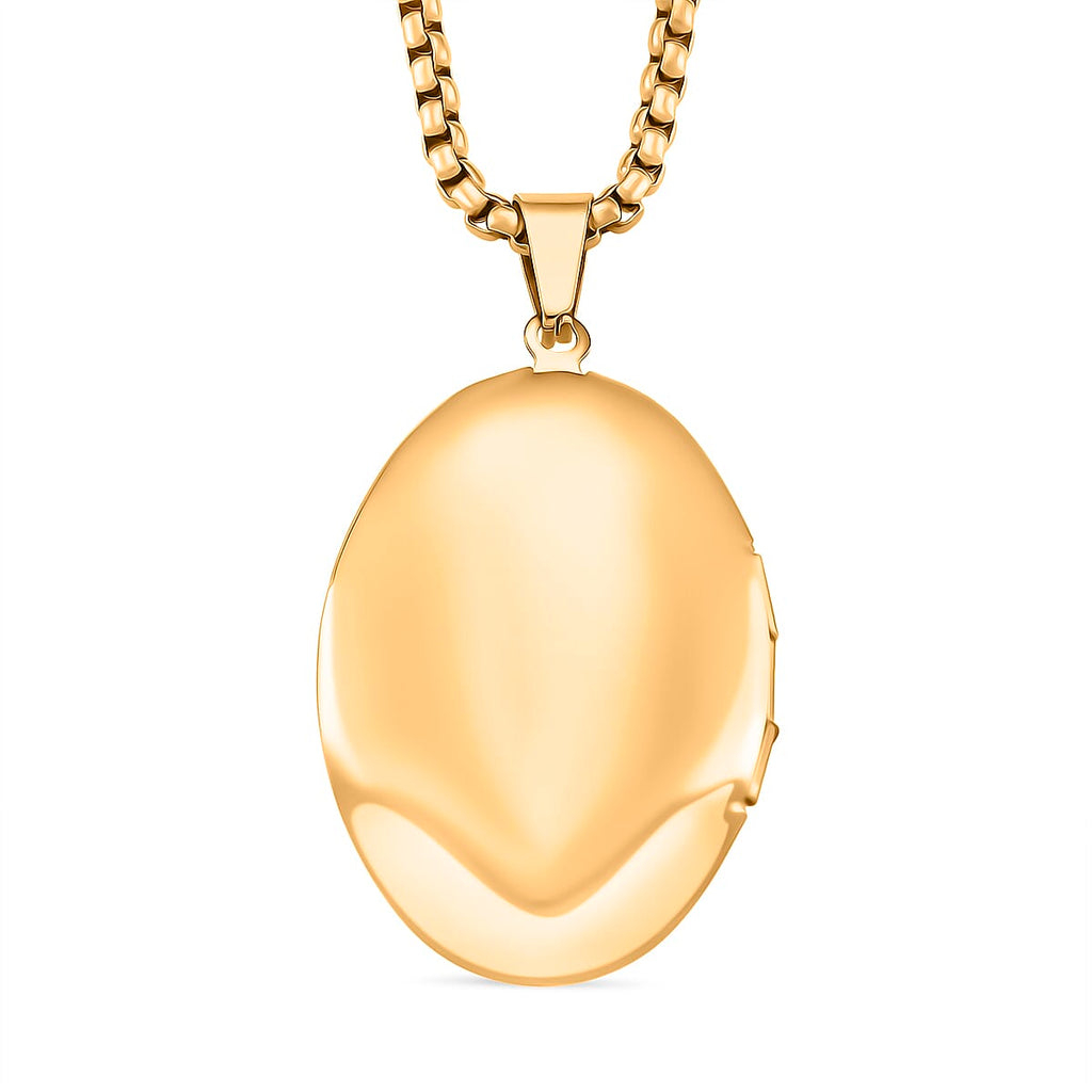 Openable Locket Pendant with Box Chain (Size 22-2 Ext)