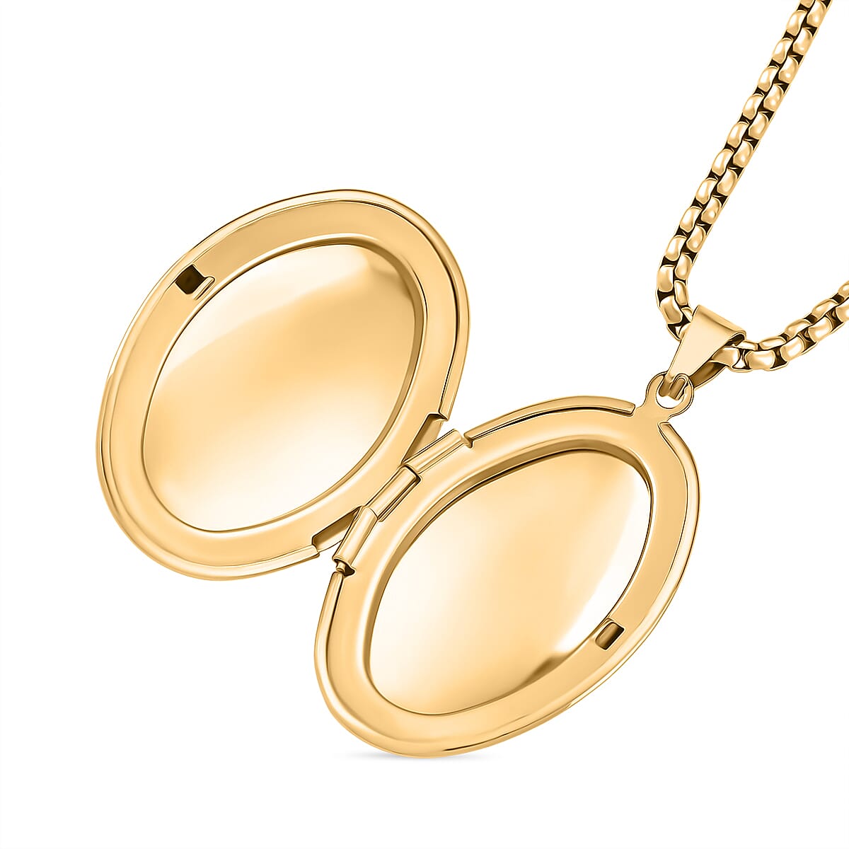 Openable Locket Pendant with Box Chain (Size 22-2 Ext) 4388934 5