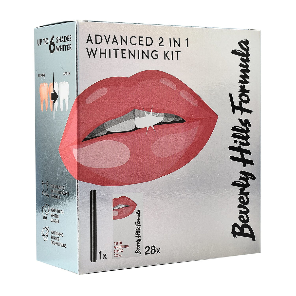 Beverly Hills Advanced 2 in 1 Teeth Whitening Kit - with 28 X Strips and Express Touch up Pen 7722355 5