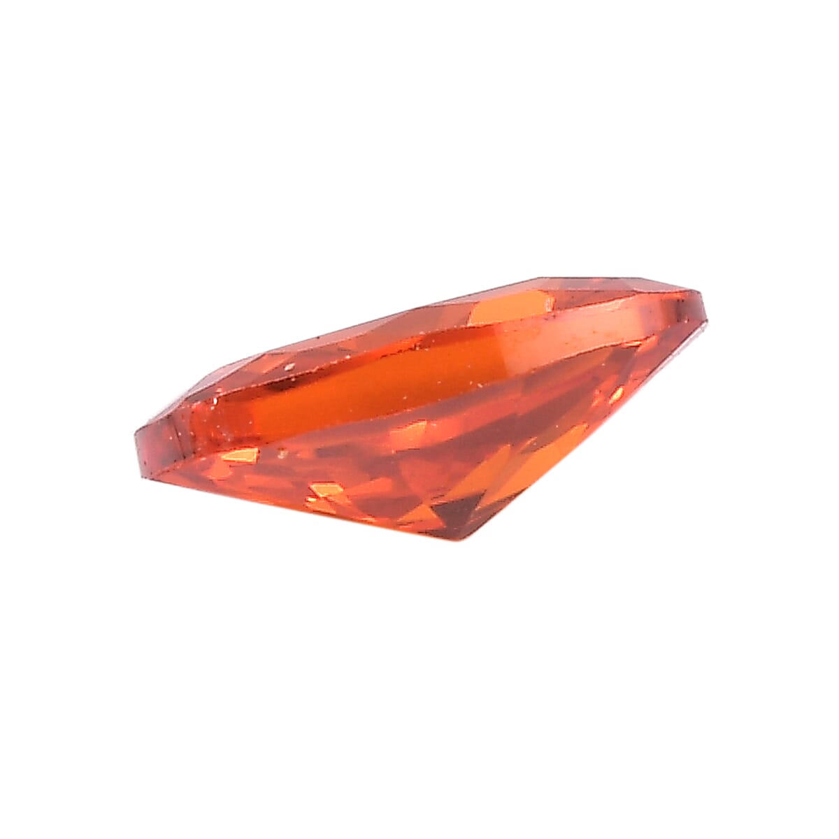 Set of 3 Orange Cubic Zirconia Loose Gemstones in Oval Shape  1.01 Ct. (5x3mm) 8068387 2