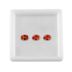 Orange Cubic Zirconia Oval Shape Gemstone 1.98 Ct. - 6x4 mm