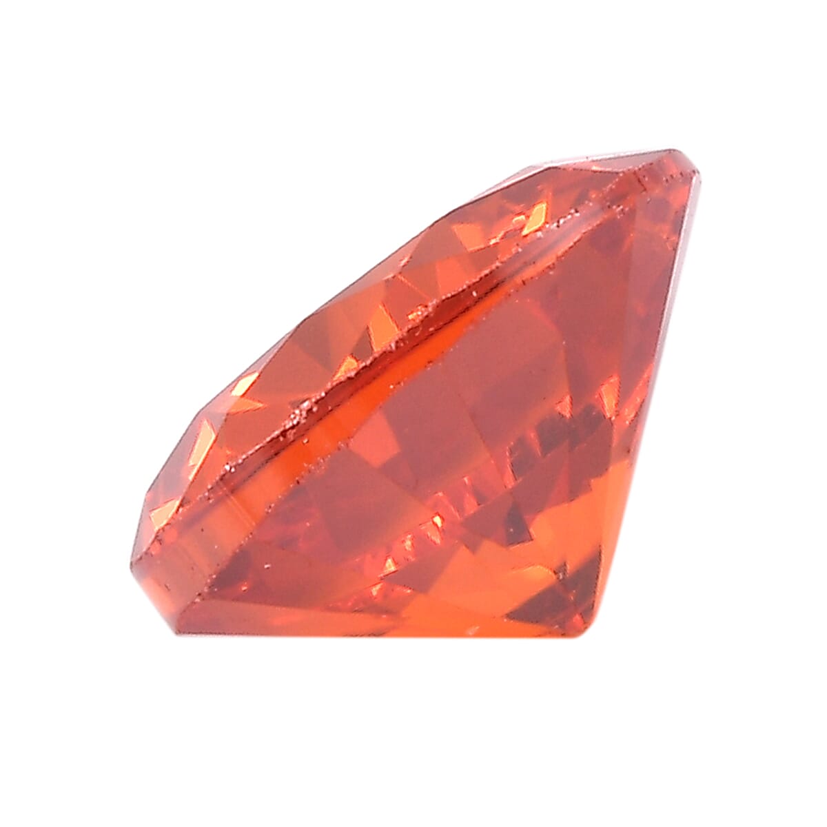 Set of 3 Orange Cubic Zirconia Loose Gemstones in Round Shape 4 Ct. (6 mm) 8068390 2