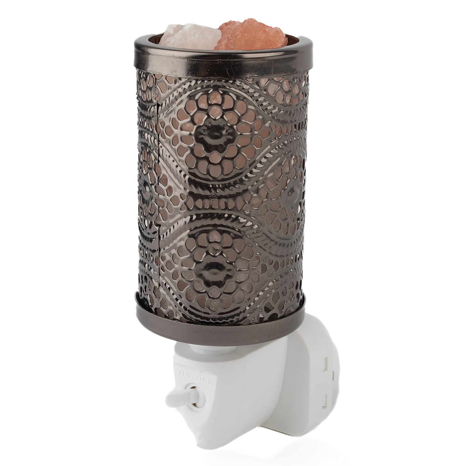Original Ornate Himalayan Glow Natural Salt Nightlight Lamp W/ Rotatable Plug-In 7980438 4