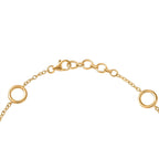 GP Italian Garden Collection - Lady Luck Rose & Lotus Garnet, Black Spinel & Zircon Ladybug Bracelet (Size 7.5) in 18K Vermeil Yellow Gold Plated Sterling Silver 2.36 Ct