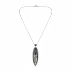 Orthoceras Pendant in Silver Tone 89.00 Ct.