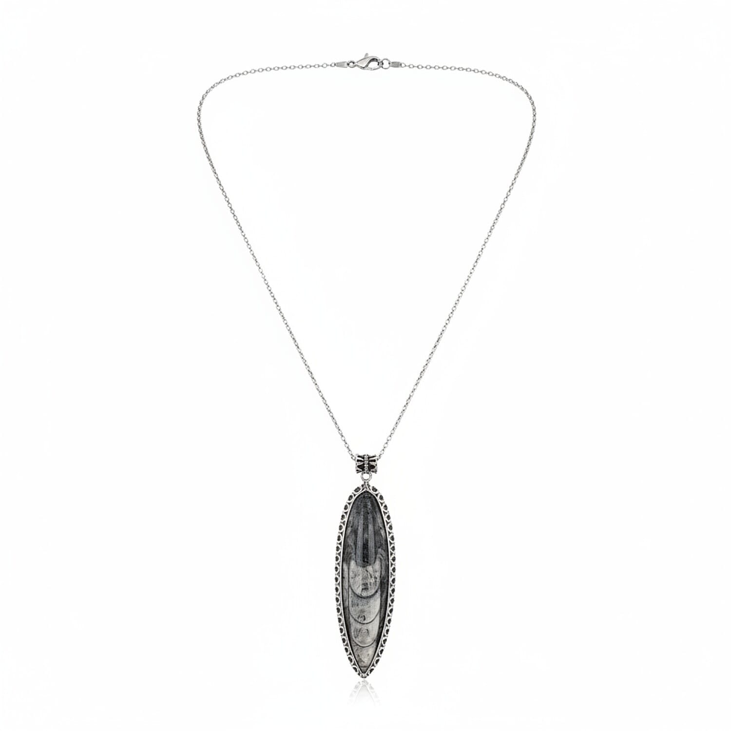 Orthoceras Pendant in Silver Tone 89.00 Ct. 8184184 0