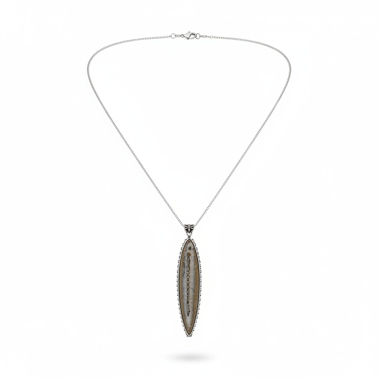 Orthoceras Pendant in Silver Tone 89.00 Ct. 8184362 0