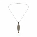 Orthoceras Pendant in Silver Tone 89.00 Ct.
