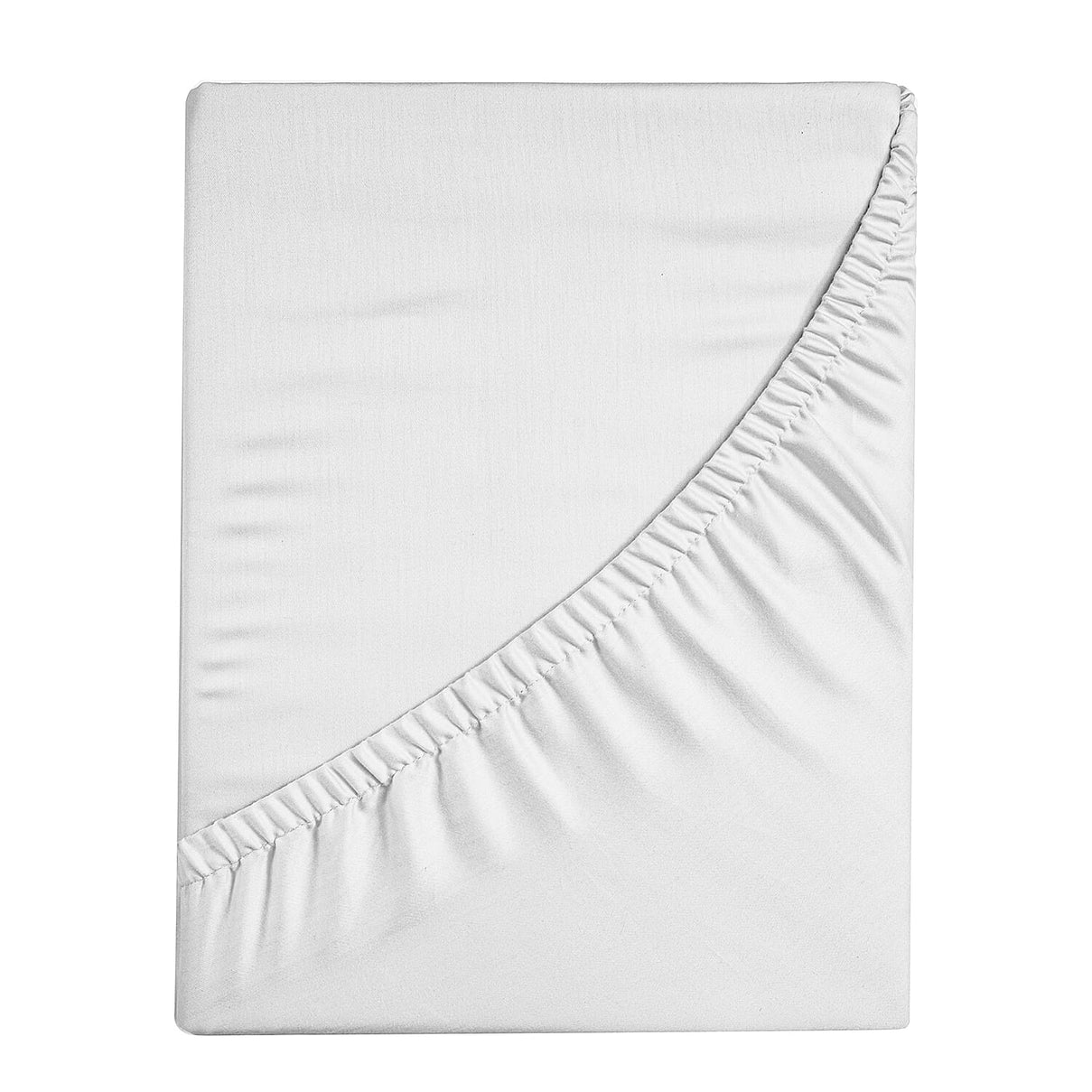 Oslo Double Fitted Sheet White - White 7696607 2