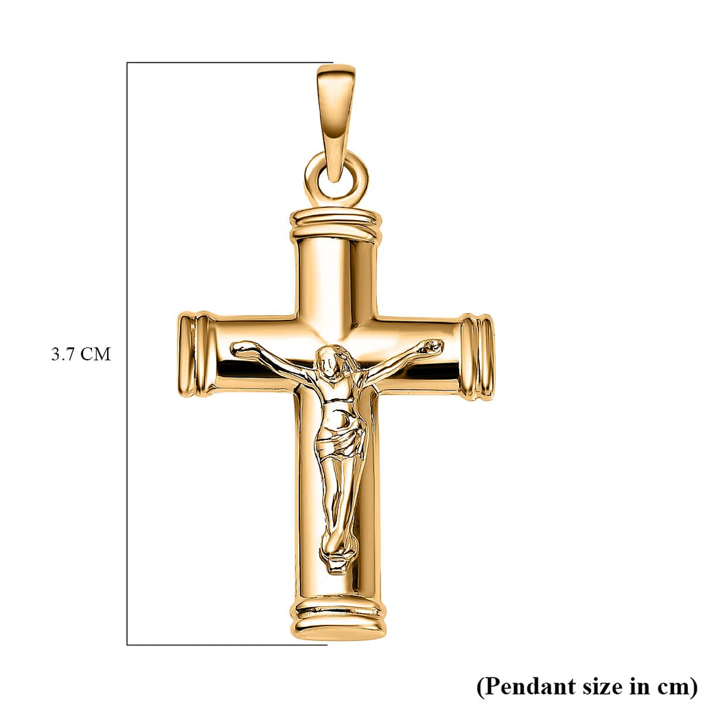 Ottoman Treasure- 9K Yellow Gold Cross Pendant