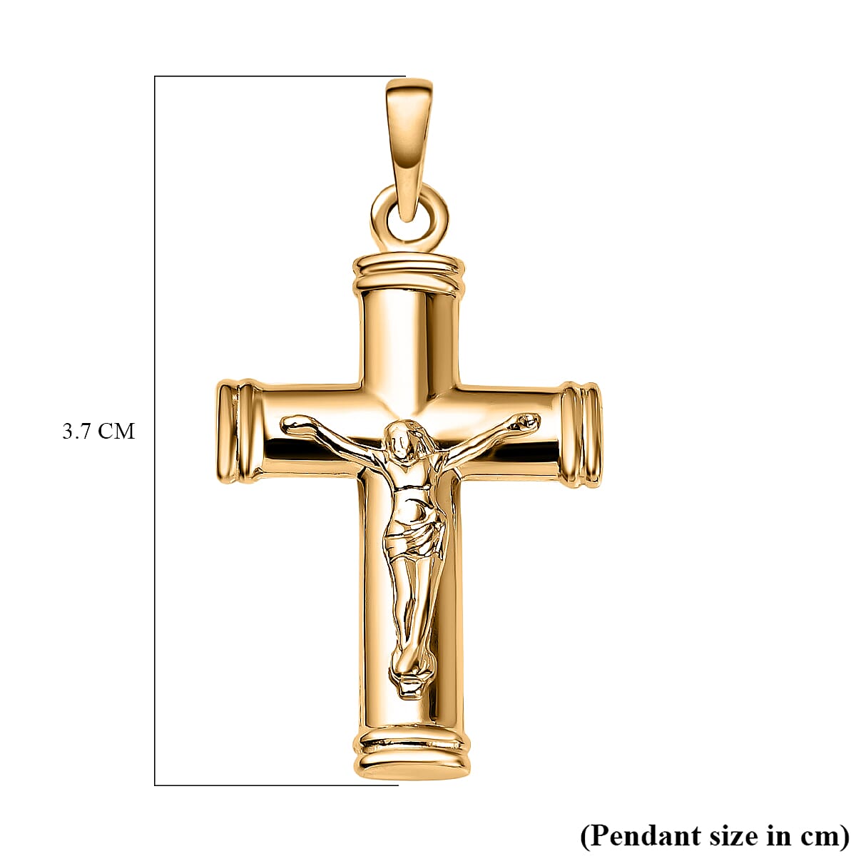 Ottoman Treasure- 9K Yellow Gold Cross Pendant 7674177 4