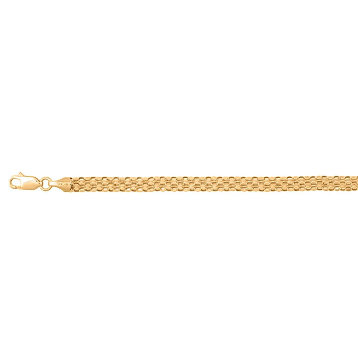 Ottoman Treasures - 9K Yellow Gold 3.8MM Bismark Chain with Lobster Clasp 20 Inch 8056752 0