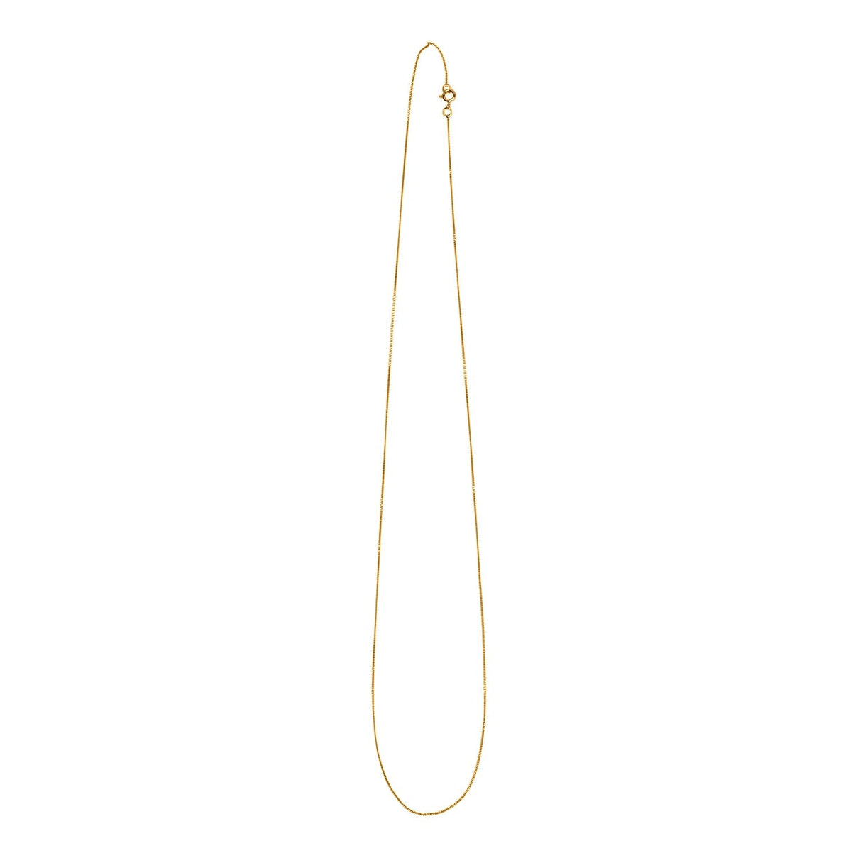 Ottoman Treasures - 9K Yellow Gold Curb Necklace with Spring Ring Clasp 8055392 3