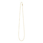 Ottoman Treasures - 9K Yellow Gold Curb Necklace with Spring Ring Clasp