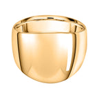 Ottoman Treasures - 9K Yellow Gold Dome Ring