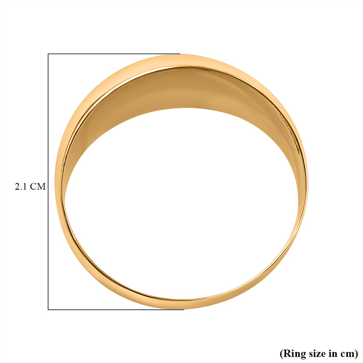 Ottoman Treasures - 9K Yellow Gold Dome Ring 7674373 5