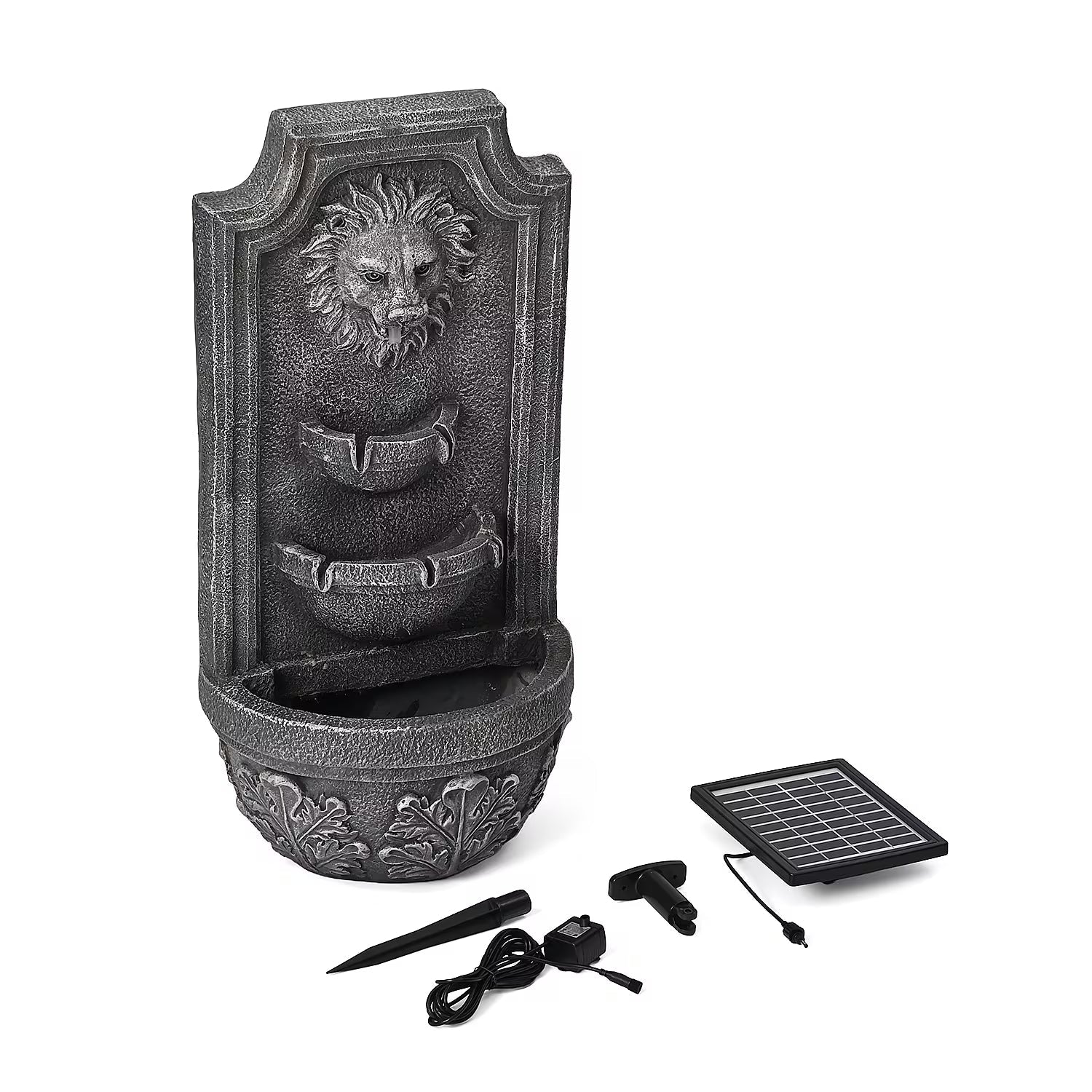 Outdoor Fountain (Size 32x55 cm) - Grey &amp; Grey 8023756 0