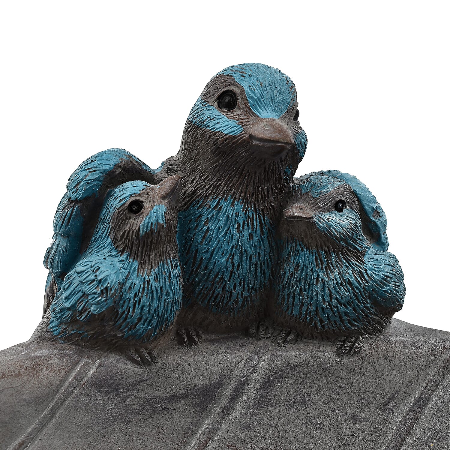 Outdoor Garden Bird Family Birdfeeder - Blue 7698759 3
