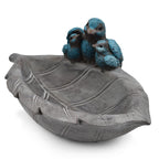 Outdoor Garden Bird Family Birdfeeder - Blue
